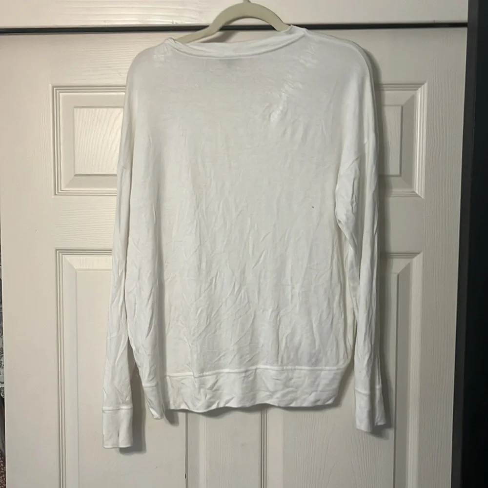 Long Sleeve White Tee - Picture 2 of 4